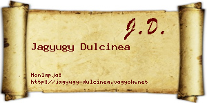 Jagyugy Dulcinea névjegykártya